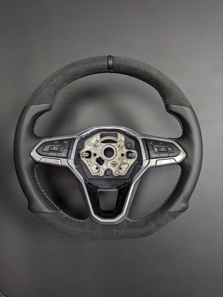 ALCANTARA LEER STUURWIEL STUUR VOLKSWAGEN T6.1 CADDY PASSAT, Auto-onderdelen, Besturing, Volkswagen, Nieuw, Ophalen of Verzenden