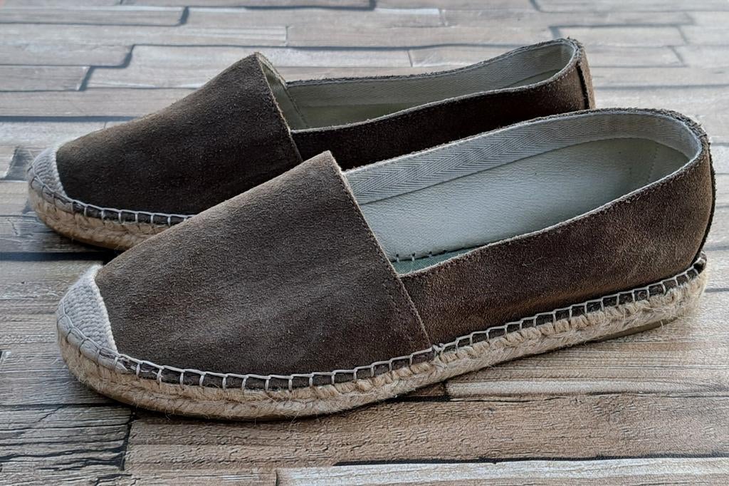 Vidoretta- nieuwe leren espadrilles, 40, Kleding | Dames, Schoenen, Bruin, Verzenden, Nieuw, Espadrilles of Moccasins