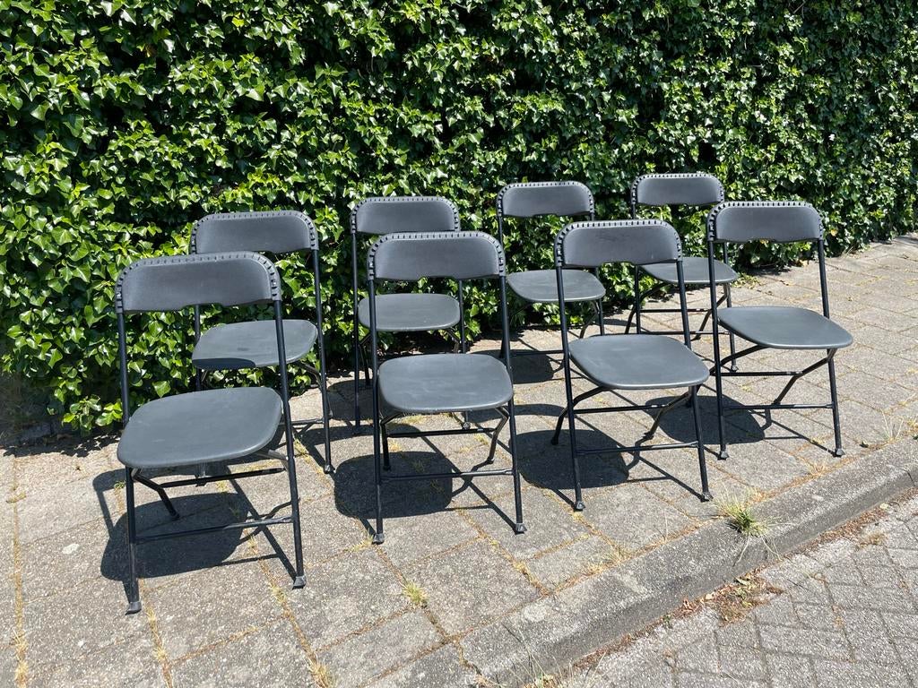 TE HUUR || Klapstoelen, Ophalen, Gebruikt