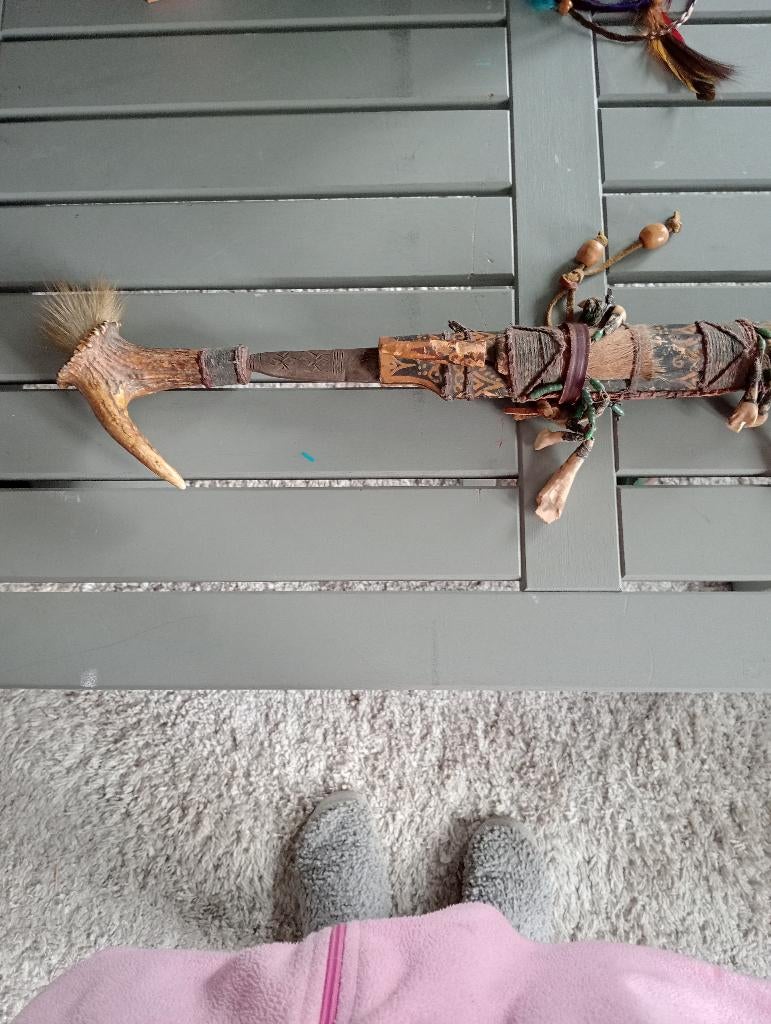 oude dayak madau zwaard, Ophalen of Verzenden