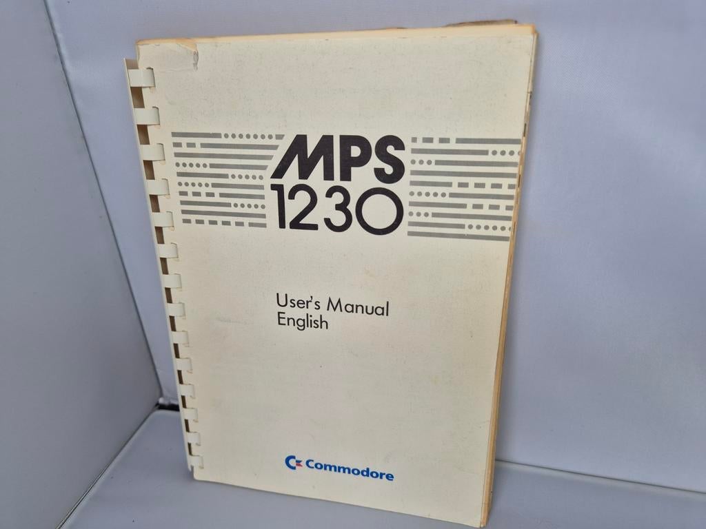 Commodore 64 MPS 1230 Engelstalige handleiding, Computers en Software, Ophalen of Verzenden
