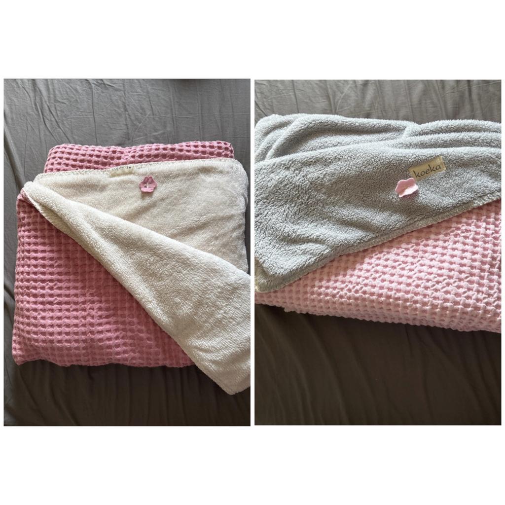 Koeka ledikant dekens roze, Ophalen of Verzenden, Nieuw, 100 cm of meer, Deken