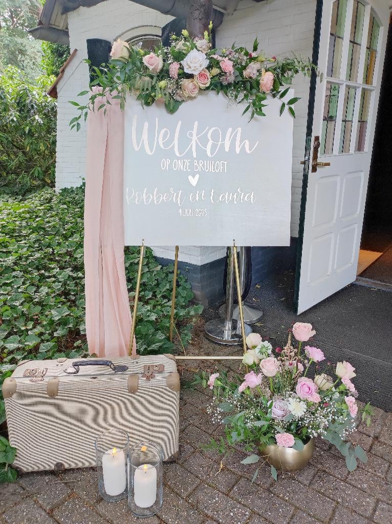 Welkomborden bruiloft, Ophalen, Nieuw, Geboorte of Huwelijk