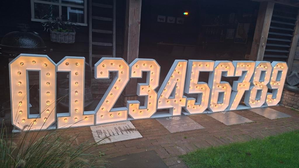 ✨️💡 ️Lichtcijfers & Lichtletters te huur️💡✨️, Hobby en Vrije tijd, Ophalen, Nieuw, Verjaardag