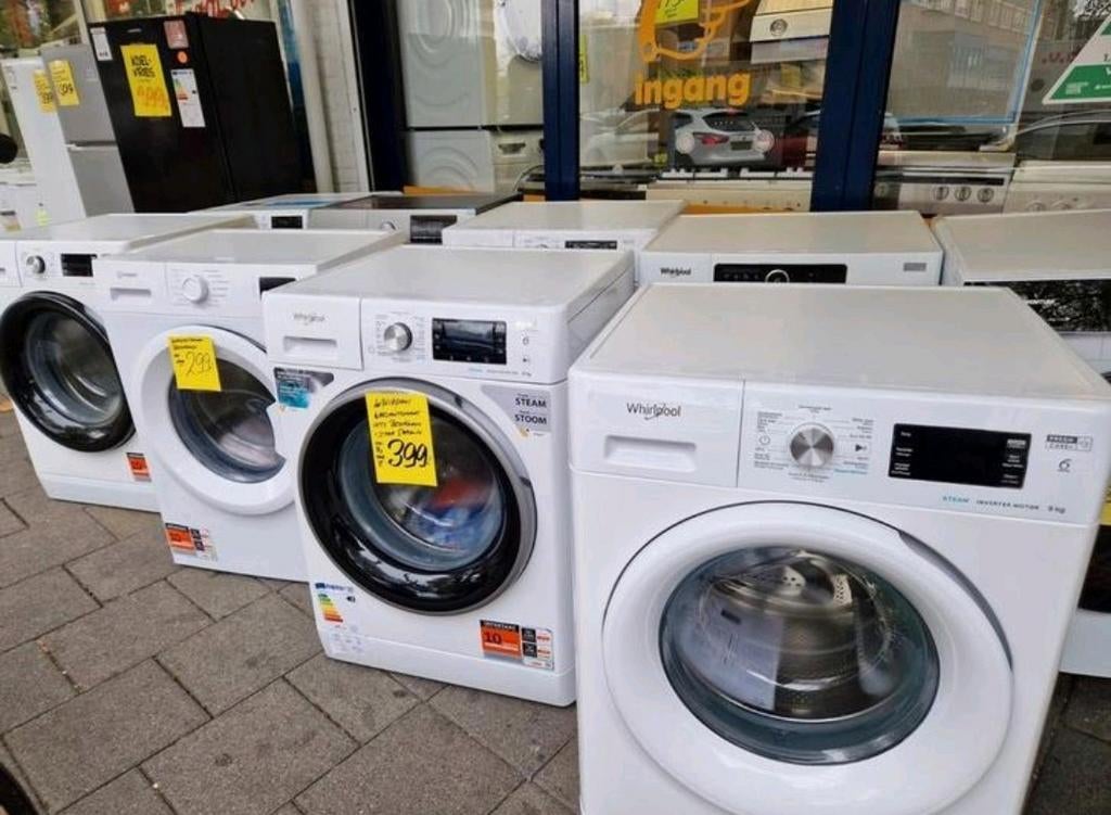 Nieuwe Wasmachines - Diverse Merken vanaf 299!, Witgoed en Apparatuur, 6 tot 8 kg, Nieuw, Ophalen of Verzenden, Voorlader