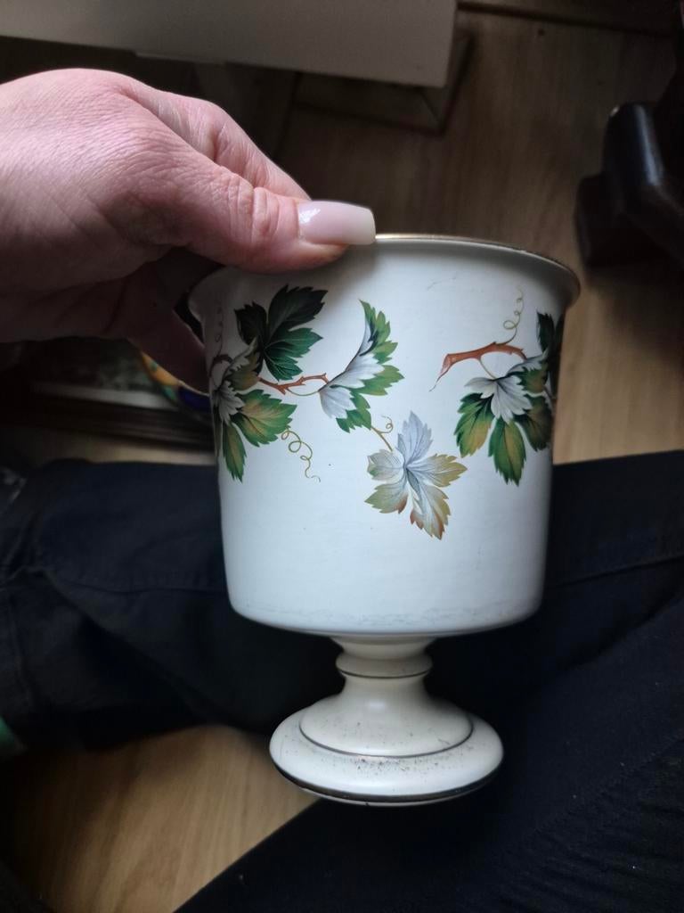 Flora Keramiek Gouda Holland Vaas, Antiek en Kunst, Ophalen