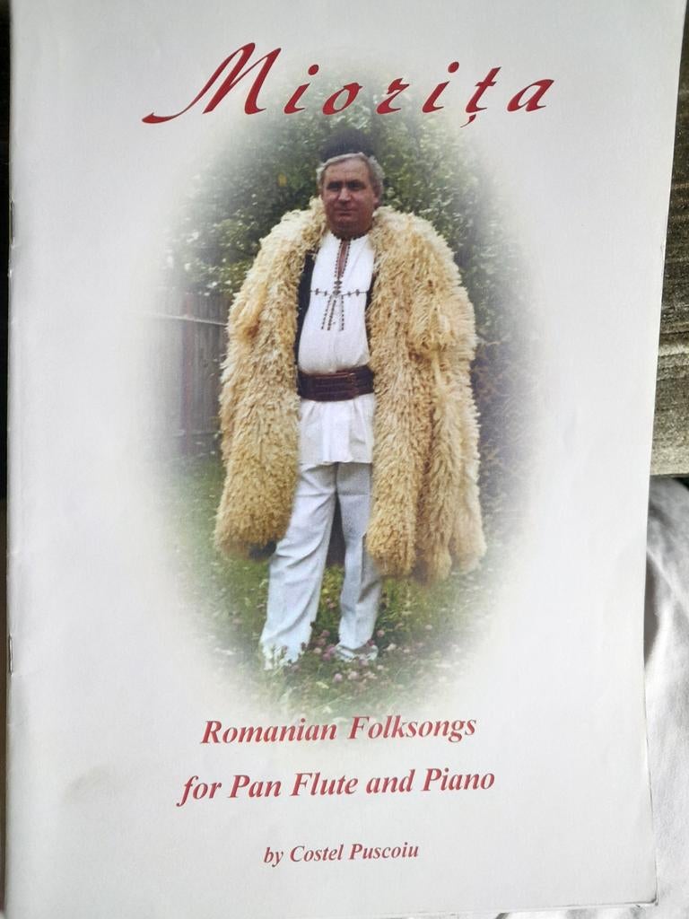 Miorita, Romanian folksongs for panflute and piano, Klassiek, Ophalen of Verzenden, Zo goed als nieuw, Artiest of Componist