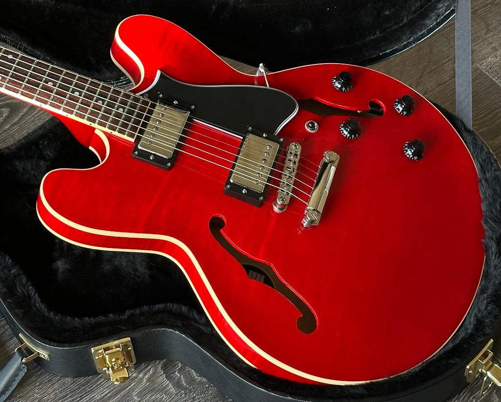 2025 The Heritage H535 Trans Red Flamed Maple Onbespeeld, Muziek en Instrumenten, Snaarinstrumenten | Gitaren | Elektrisch, Zo goed als nieuw