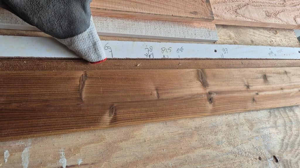 Houten Schroten, 20-25 stuks, 3600mm lang, Gebruikt, Minder dan 25 mm, Ophalen of Verzenden, Plank