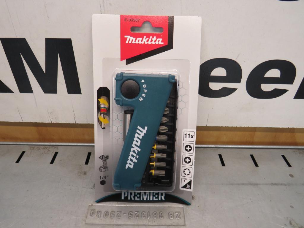 Makita E-03567 Slagschroefbitset 11-delig Nieuw, Makita, Nieuw, Zandhaarweg, Ophalen of Verzenden
