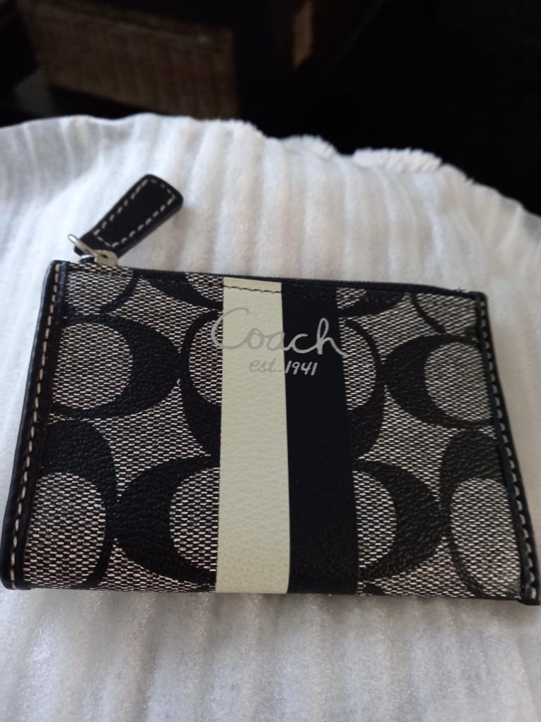 Coach pasjeshouder, Sieraden, Tassen en Uiterlijk, Portemonnees, Ophalen of Verzenden, Nieuw, Zwart