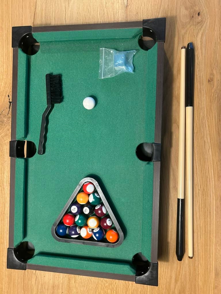 Mini pooltafel, Sport en Fitness, Biljarten en Poolen, Ophalen of Verzenden, Zo goed als nieuw, Pooltafel