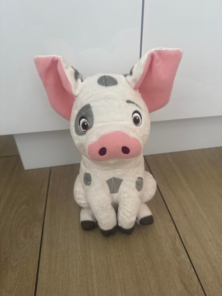 Disney knuffel Pua - maakt geluid!, Ophalen of Verzenden, Zo goed als nieuw, Overige typen