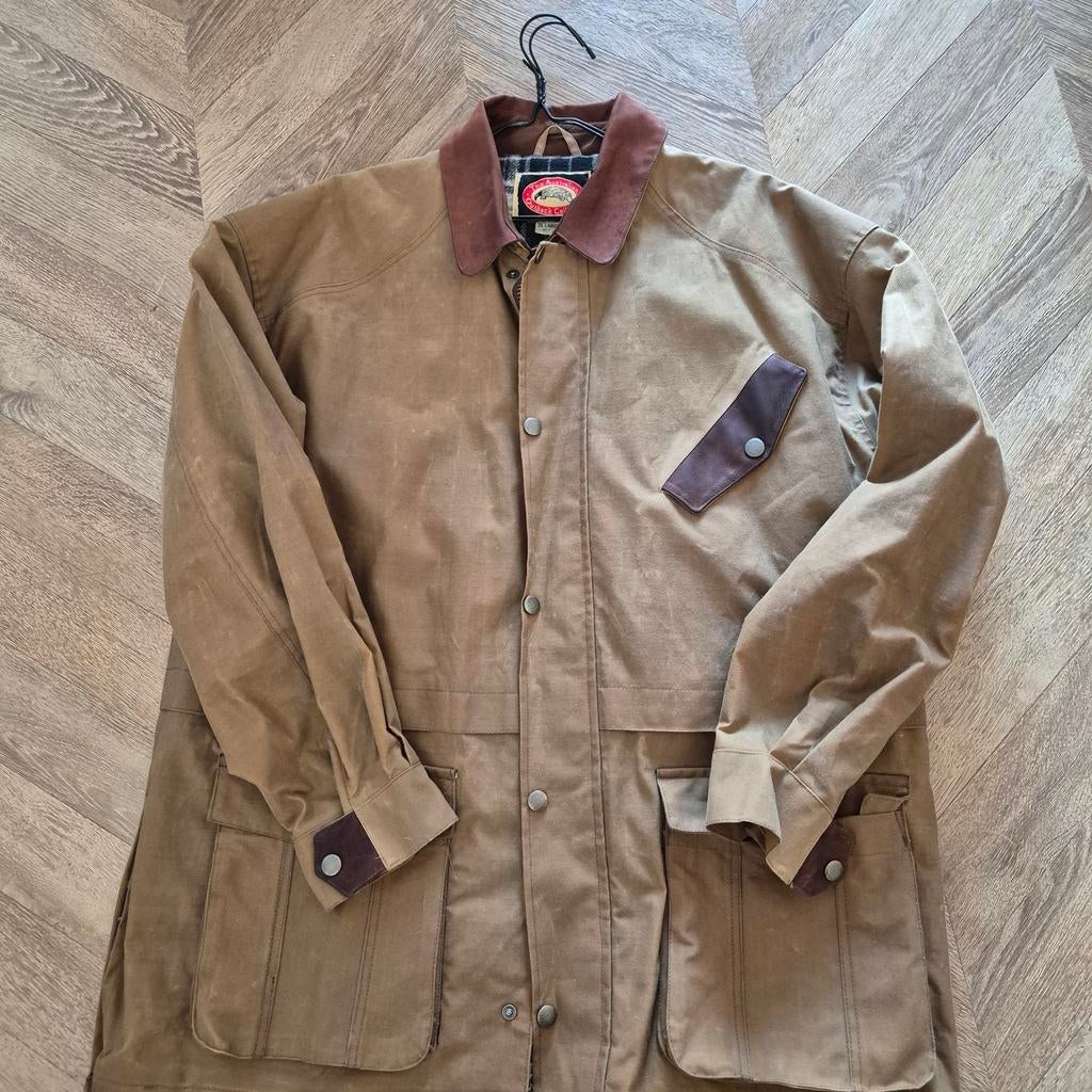 The Australian Outdoor Collection Jas 3XL, Kleding | Heren, Bruin, Overige maten, Ophalen of Verzenden, Zo goed als nieuw