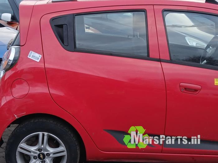 Portier 4Deurs rechts-achter van een Chevrolet Spark, Gebruikt, Deur, -, Ophalen of Verzenden