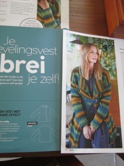 Breipatroon  Vest in 1 maat  nr 9999, Verzenden, Nieuw, Breien, Patroon of Boek
