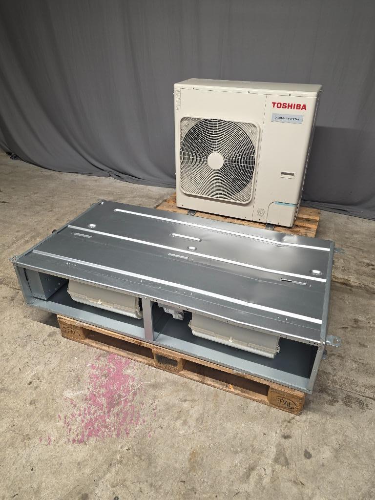 Toshiba RAV-RM1101BTP-E + Toshiba RAV-GM1101AT8P-E 11,2 kW, Koelen en Ontvochtigen, Timer, Plafondventilator, 3 snelheden of meer