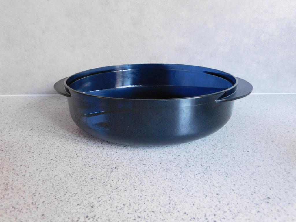 Tupperware Micropop Magnetron Bord 240 en 180 ml. Blauw, Huis en Inrichting, Keuken | Tupperware, Ophalen of Verzenden, Zo goed als nieuw