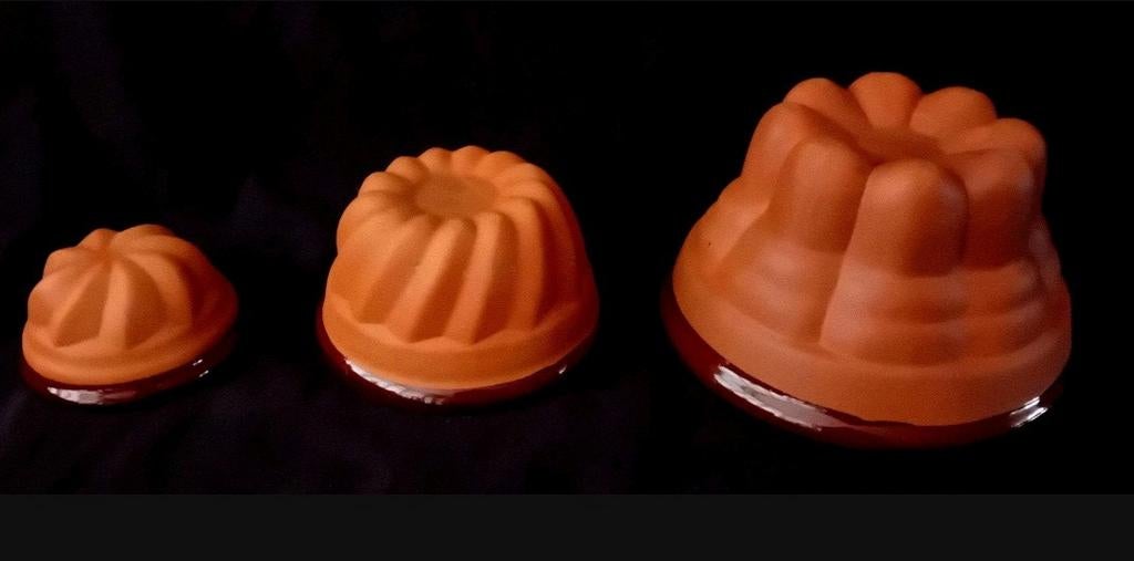 Set/3 keramische/terracotta puddingvormen, Ophalen of Verzenden