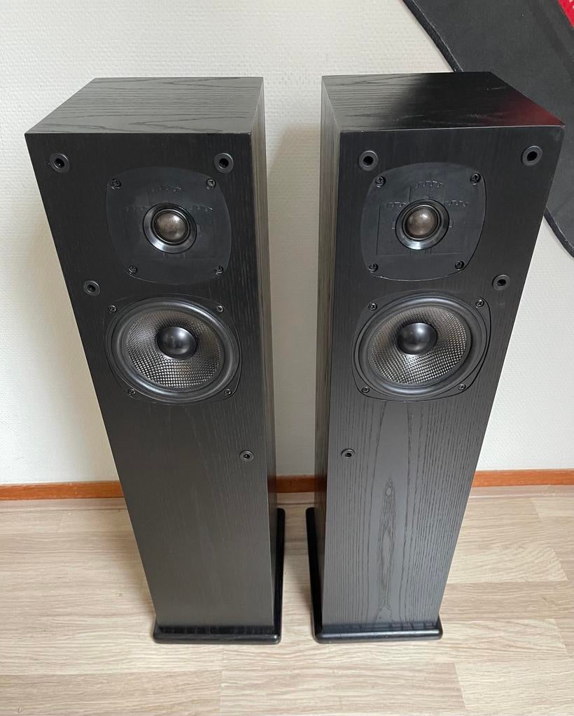 Castle Kendal Zuilen - Zwart Essenhout., Audio, Tv en Foto, Luidsprekers, Overige merken, Ophalen of Verzenden, Zo goed als nieuw