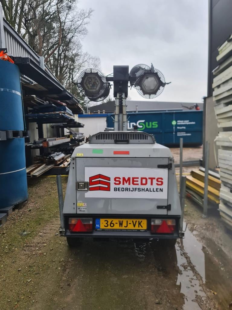 Mobiele Lichtmast, Ophalen, Grondbewerking