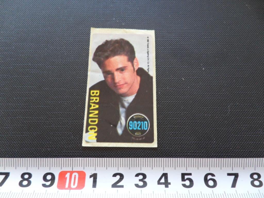 sticker kauwgom beverly hills 90210 brandon, Verzamelen, Ophalen, Zo goed als nieuw