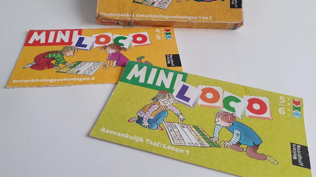 Mini Loco Kleuterpakket Ontwikkeling 1 en 2, compleet. 7B15, Tweedehands verkoop, Tweedehands verkoop, Gebruikt, Ophalen of Verzenden