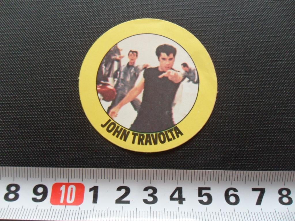 sticker 317 grease john travolta *, Verzamelen, Ophalen, Zo goed als nieuw