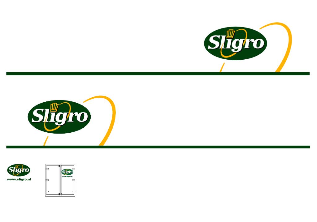 Vrachtauto decal 1:50 Sligro ( trailer ) type 1, Verzenden, Nieuw, Bus of Vrachtwagen, Overige merken
