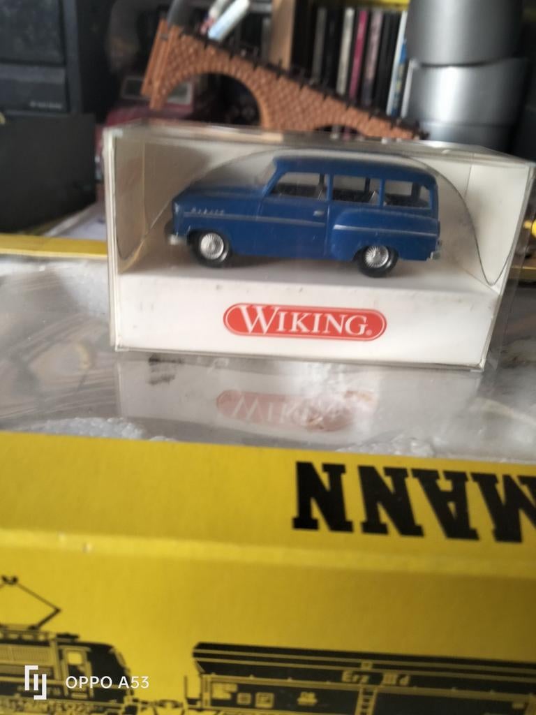 Opel caravan  1956 wiking 1.87, Ophalen of Verzenden, Auto, Wiking