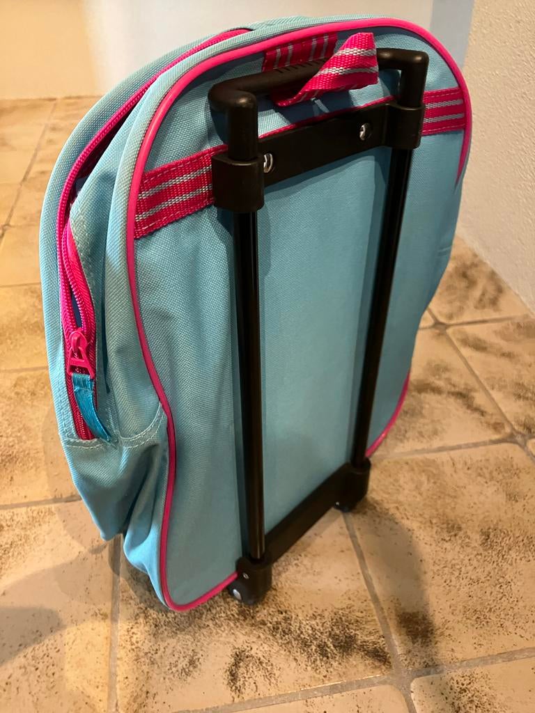 Frozen Trolley Rugzak - Zo goed als nieuw, Ophalen, 30 tot 40 cm, Zo goed als nieuw, Blauw