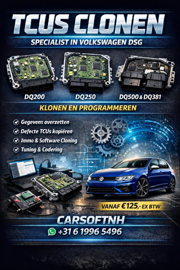 DSG Mechatronic klonen (clonen) DQ200 VW/AUDI Seat Skoda, Auto-onderdelen, Transmissie en Toebehoren, Ophalen, Nieuw, Skoda