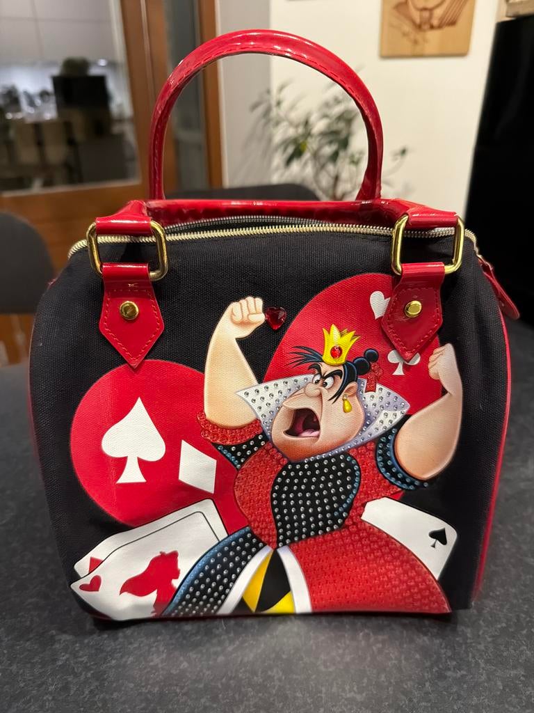 Walt Disney Alice in Wonderland Tas, Sieraden, Tassen en Uiterlijk, Ophalen of Verzenden, Zo goed als nieuw, Zwart, Handtas