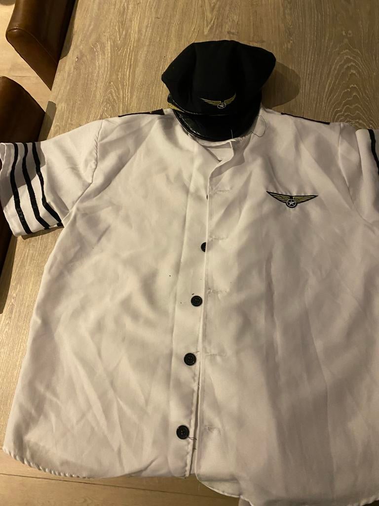 Carnavalkleding piloot m/l, Ophalen of Verzenden, Zo goed als nieuw