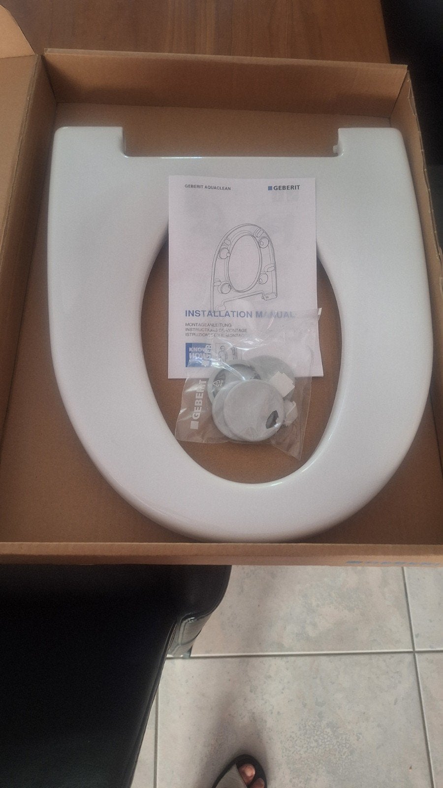 Geberit Aquaclean toiletzitting - Nieuw in doos, Ophalen, Nieuw, Toilet
