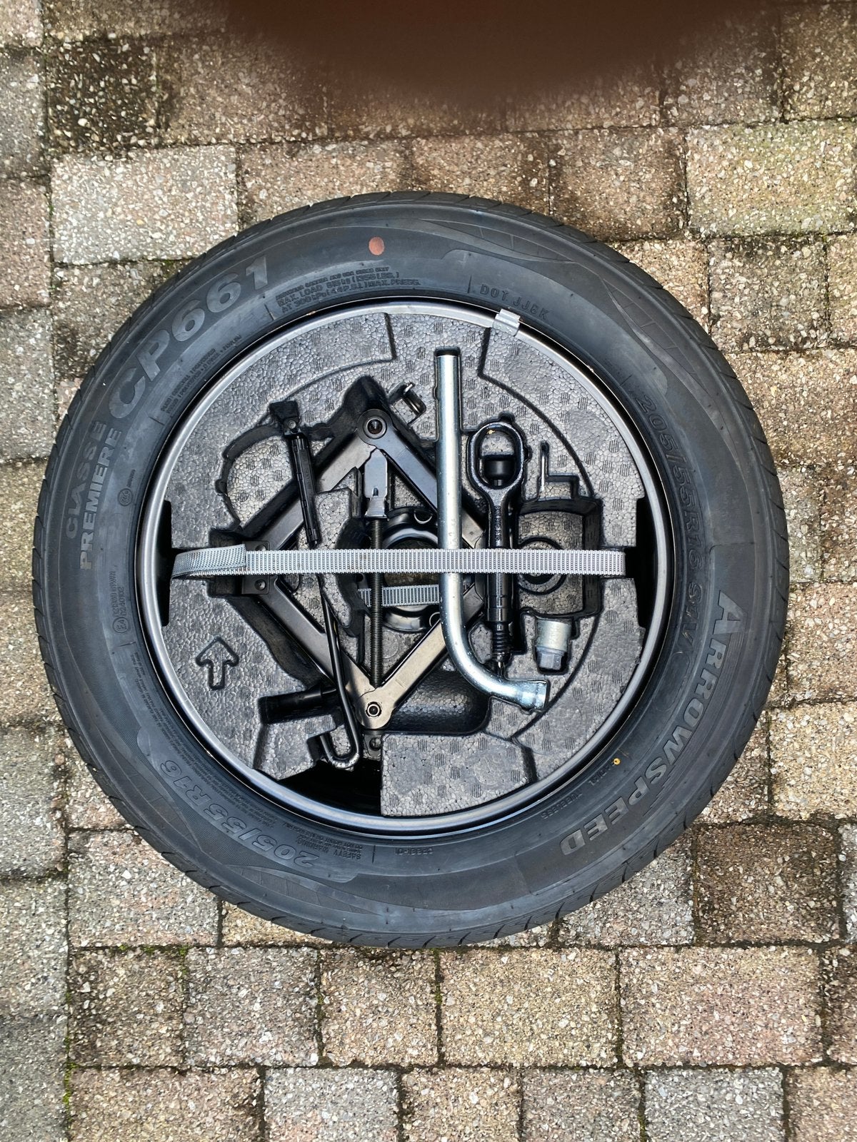 Reverve wiel met toebehoren., Auto diversen, Ophalen, Nieuw