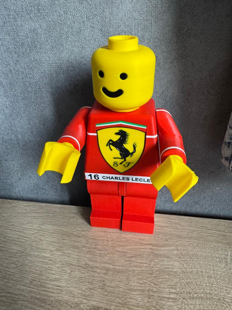 Ferrari Charles leclerc lego pop 3d 22 cm, Ophalen of Verzenden