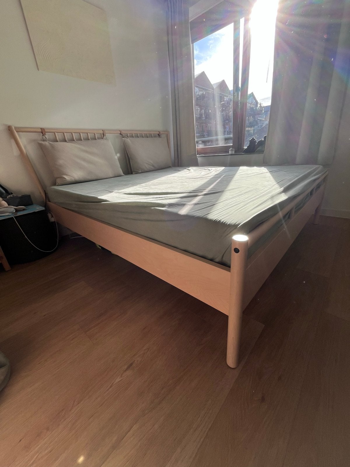 IKEA BJÖRKSNÄS Bedframe 180x200 cm - Zo goed als nieuw, Ophalen, Overige kleuren, Tweepersoons, Zo goed als nieuw