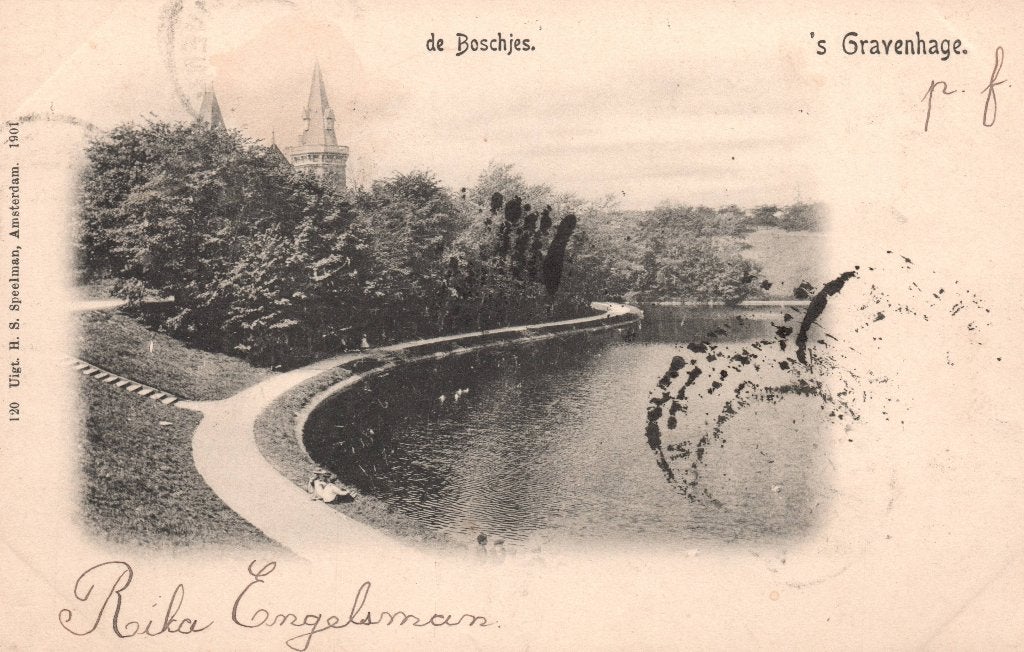 Den Haag, de Boschjes (1902) 131649, Ophalen of Verzenden, Voor 1920, Gelopen, Zuid-Holland