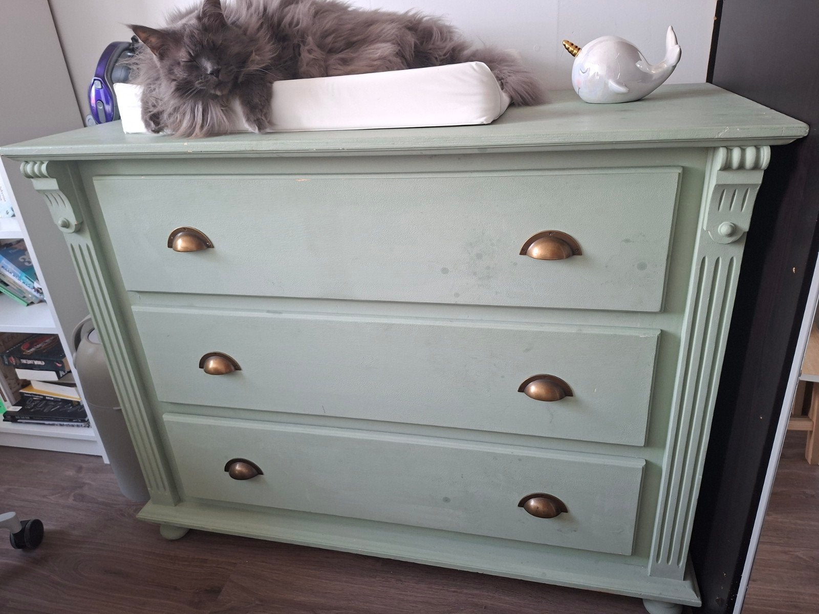 Vintage Commode met Mooie Details, Ophalen, Gebruikt, 50 tot 70 cm, 100 cm of meer