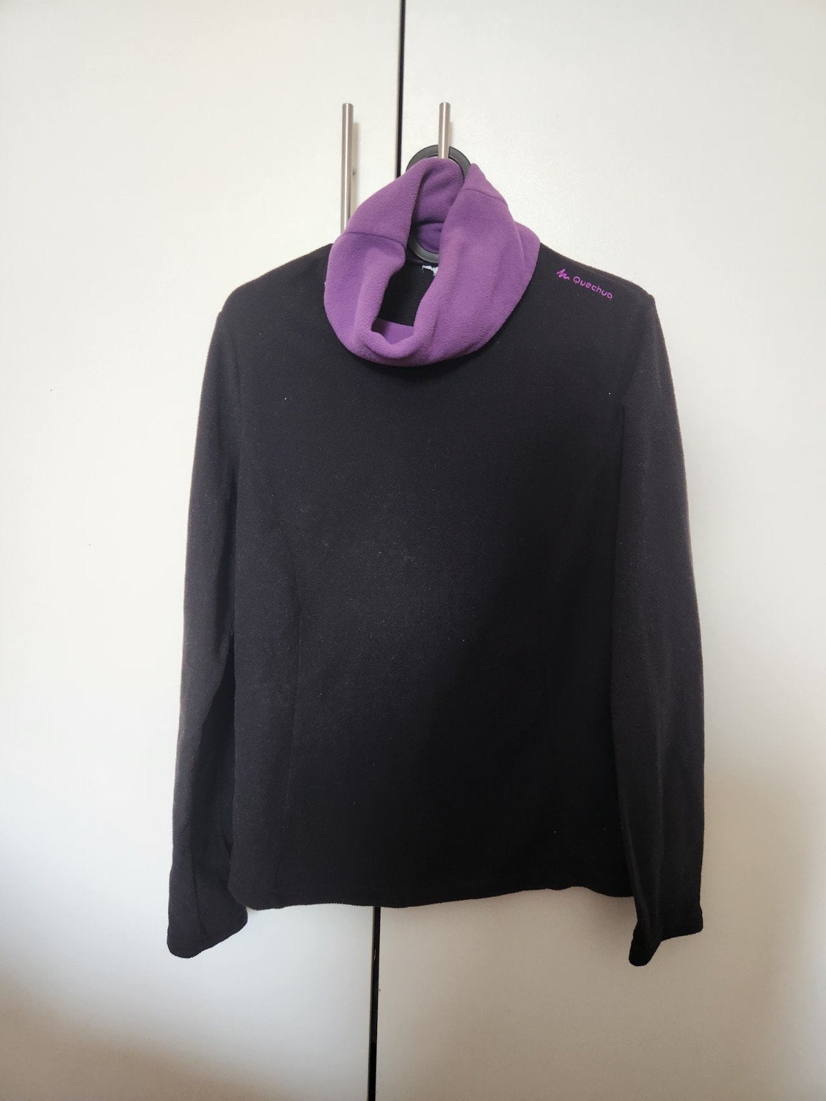 Quechua fleece trui, maat L, zo goed als nieuw, Zwart, Maat 42/44 (L), Ophalen of Verzenden, Zo goed als nieuw