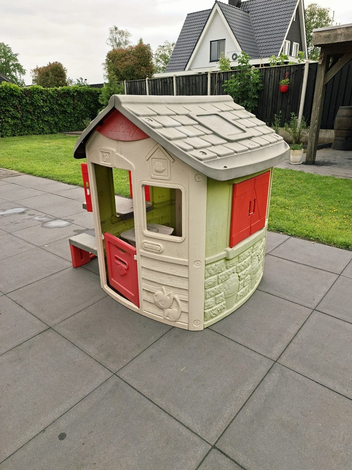 Smoby speelhuis, Ophalen, Zo goed als nieuw, Kunststof