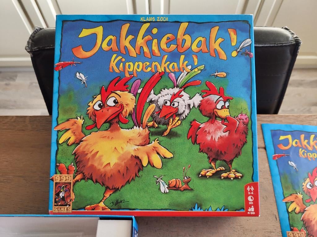 spel Jakkiebak kippenkak!, Een of twee spelers, Ophalen of Verzenden, Zo goed als nieuw
