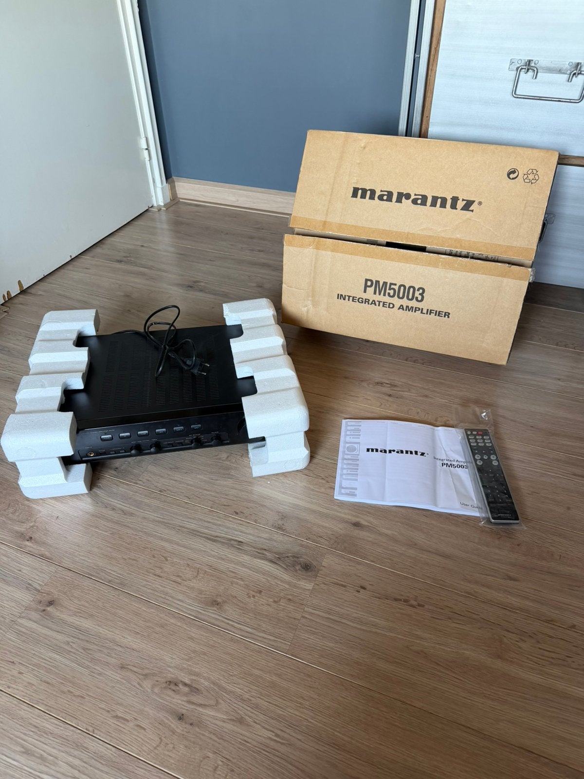 Marantz PM5003 Amplifier - Compleet + afstandsbediening, Marantz, Gebruikt, Ophalen of Verzenden, Minder dan 60 watt
