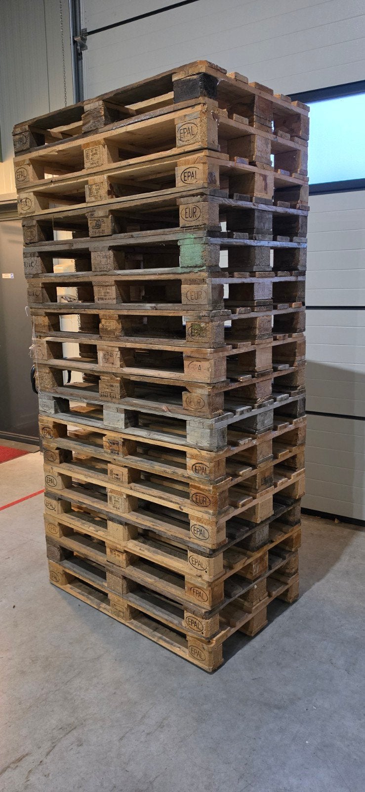 17  europallets EPAL  80x120cm, Ophalen, Overige houtsoorten, Minder dan 200 cm, Pallet