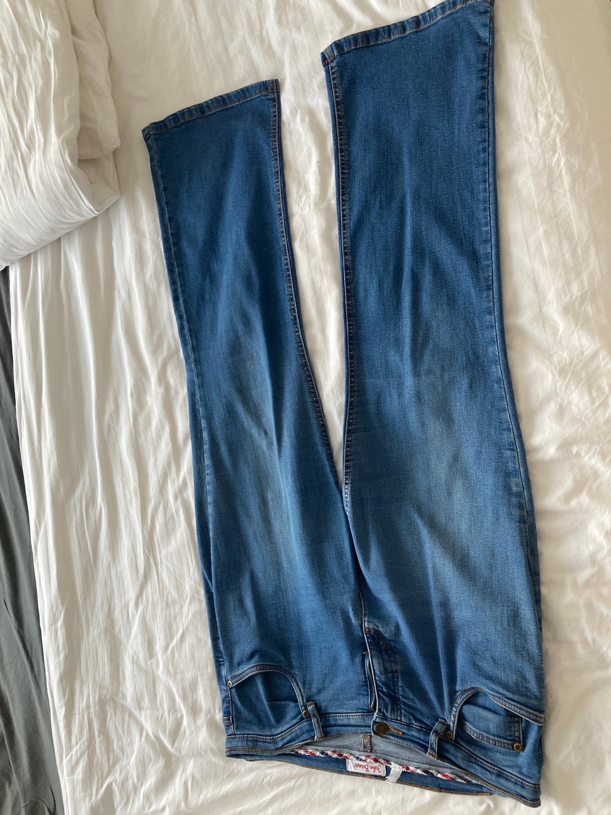Dames jeans, Ophalen of Verzenden, Zo goed als nieuw, Blauw, W33 - W34 (confectie 48/50)