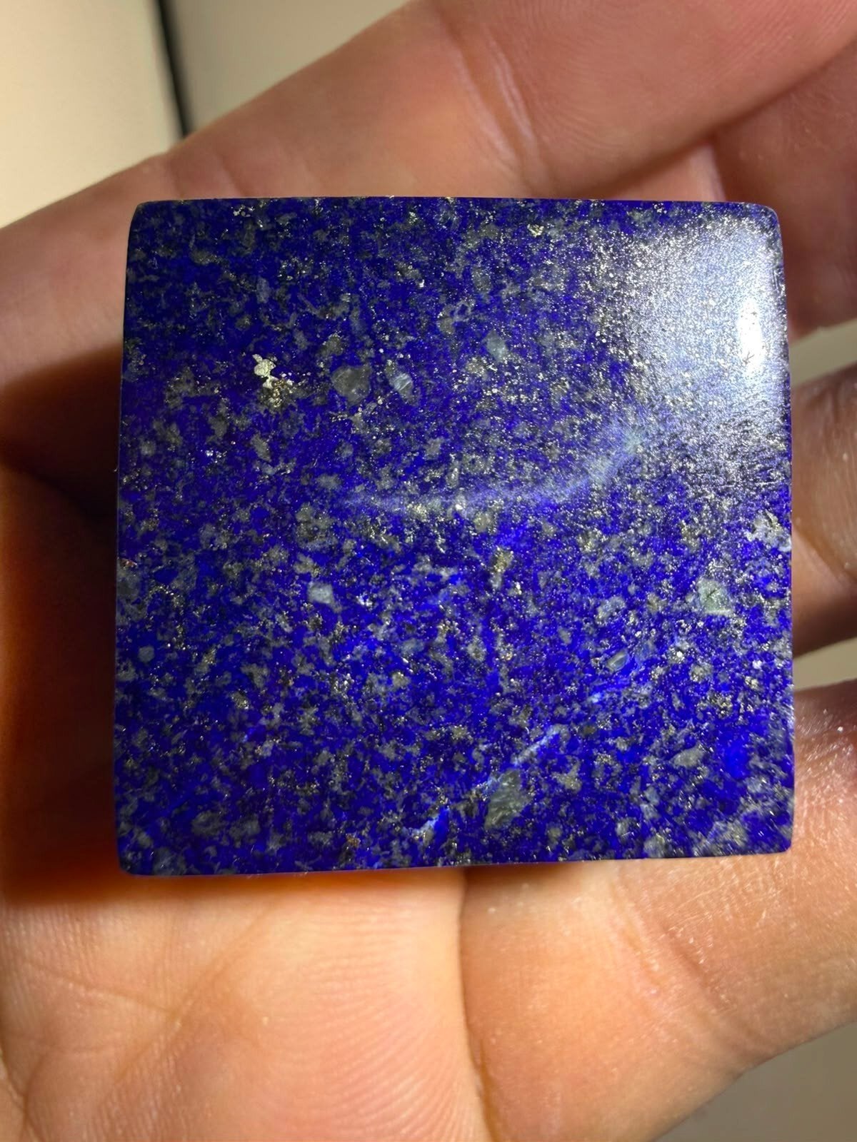 Lapis Lazuli Kubus N765 - 78g, 30x30x30mm, Gebruikt, Onbekend, Ophalen of Verzenden, Onbekend