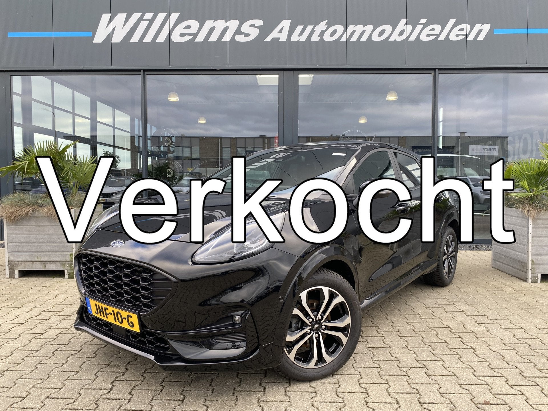 Ford Puma 1.0 EcoBoost Hybrid ST-LINE 155 PK Adaptive Cruise, Auto's, Ford, Stof, Euro 6, Met garantie (alle), Overige brandstoffen
