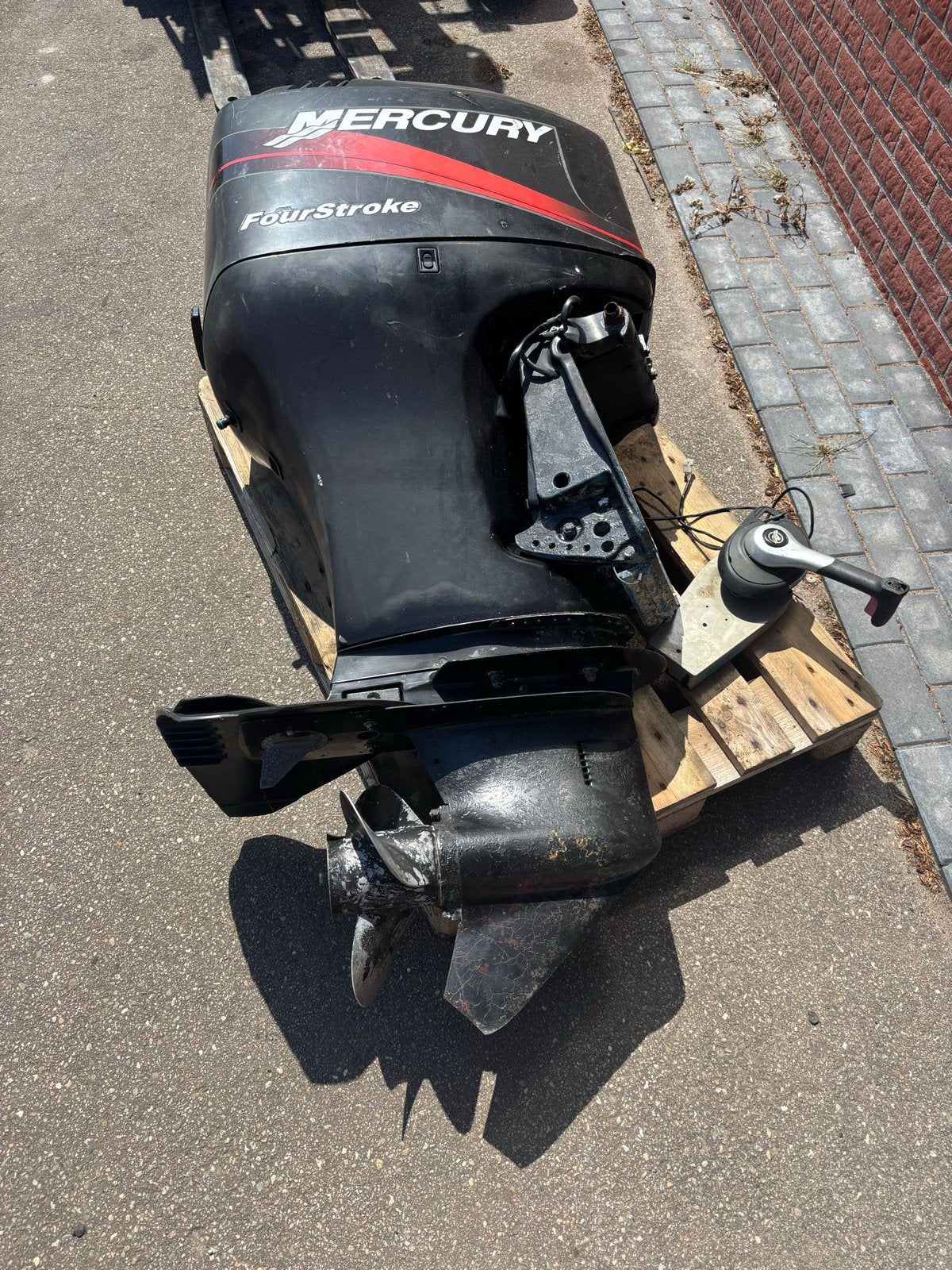 mercury 75pk 4 takt buitenboordmotor, Ophalen, Gebruikt, Viertaktmotor, 30 pk of meer