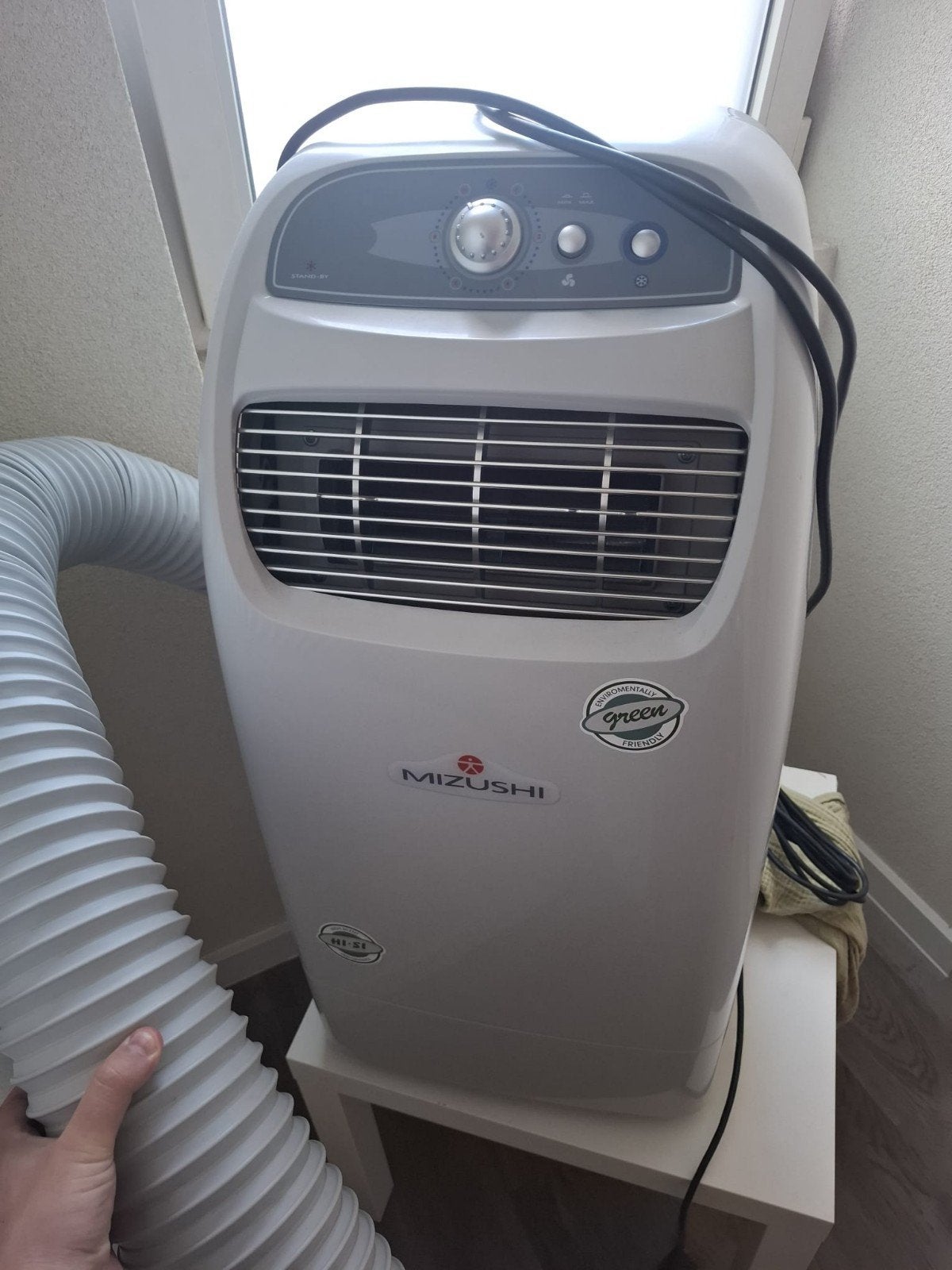 Mizushi Mobiele Airco - Koelen en Ventileren, Ophalen, Gebruikt, Minder dan 60 m³, 3 snelheden of meer